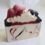 Bite Me with Shea Butter, Cocoa Butter Soap Slice / cold process