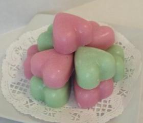 Hot Pink Lime / Sugar Scrub solid cubes 8 oz Jar
