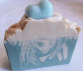 Angel's Heart with Shea Butter, Cocoa Butter Soap Slice / cold process READY FOR SALE 7th April