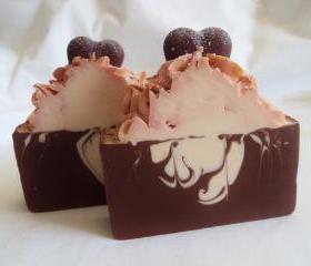 Sugar Baby with Shea Butter, Cocoa Butter Soap Slice / cold process